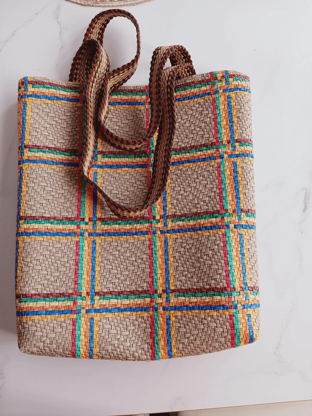 Sac cabas,  sac shopping,  sac tote bag création fait main et doublé et poche à l'intérieur 