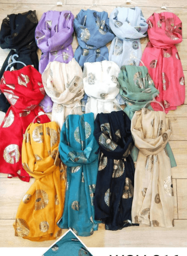 Foulards Luxueux « Éclats de Lune » 

